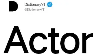 Actor Meaning in English