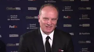 Dennis Bergkamp interviewed as he receives  FWA Tribute award