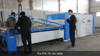 6 Steps to Operate A PVC vacuum membrane hot press machine
