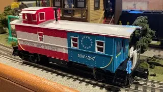 Unboxing Menards NW Caboose and Free Happy Little Trees