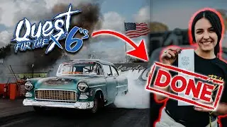55 Chevy's FIRST in Competition SIX SECOND, 205 MPH Pass! 🙌🏼😱 -  Sick Week Day 1