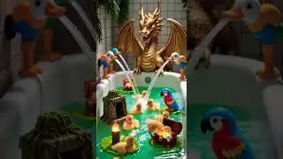Duckling Cute Waterwheel Bath #duck #short #viral #viralvideo #ytshorts #yt #funnyduck #cute #animal