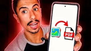 Como CONVERTER E SALVAR IMAGEM para PDF no CELULAR!