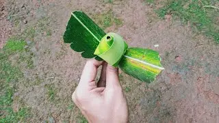 how to make an rose bud from palm leaves/coconut leaves craft ideas