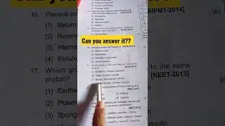 Can you?? #neet #exam #ncert #neet2023 #review #neet2022 #practice #biology #questions