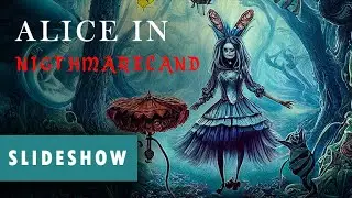 ALICE IN NIGHTMARELAND | horror slideshow with dark ambient music | generative art