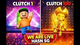 &ldquo;1 CLUTCH TO 100 CLUTCH 😱 | 1 HOURS NONSTOP LIVE 🔥 HASN SG&rdquo;
