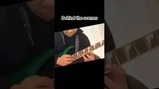 Behind the scenes - Guitarsolo Improv #foryou #guitar #guitarsolo #gitaar #fyp #guitarist #music