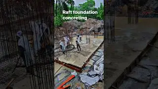 Raft foundation #construction #materialsforbuildingabrickwall #buildingconstruction