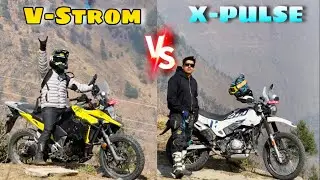 V - STROM VS X-PULSE || FRIENDLY RACE || KTM - NUWAKOT || RIDE AND CAMP || PART 1