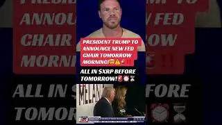 PRESIDENT TRUMP TO ANNOUNCE NEW FED CHAIR TOMORROW MORNING!⚠️🚨 #trump #federalreserve #fed #powell