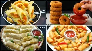 বিকেলের নাস্তার জন্য সহজ ৪ টি মজাদার রেসিপি একইসঙ্গে একটি ভিডিওতে‼️Bikeler Nasta/Easy Snacks Recipe 