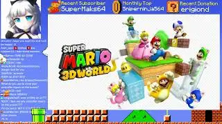 GroovyChan speedruns Super Mario 3D World (Stream Highlights PART #1)