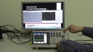 Primary RF Software Demo ( USG RF Signal Generator & GSP-730 Spectrum Analyzer)
