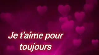 Je t'aime pour toujours ❤️ message d'amour tr&egrave;s touchant 💖 texte d'amour ❤️ po&egrave;me d'amour 🌹