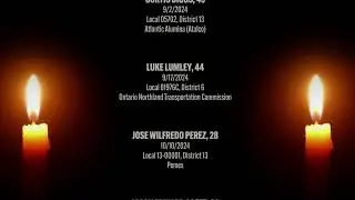 USW 2025 Workers' Memorial Day Fatality Scroll