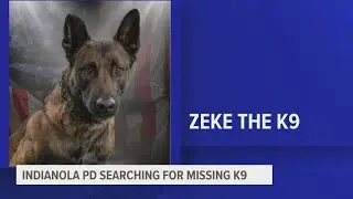 Indianola police requesting help in finding K-9
