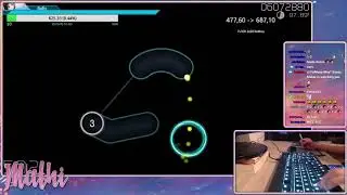osu! | Mathi | Ni-Sokkususu - Blade Dance [A r M i N's Extra] +HD,DT 98.49% FC 707pp #2 | 8.26*