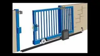 Sliding gate hardware