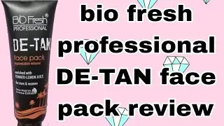 bio fresh professional DE-TAN face pack for pigmentation best results 👍 #video#viral