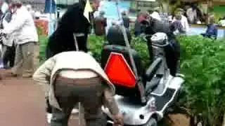 Disabled Mobility Scooter Crash Glasgow.