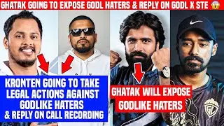 KRONTEN REPLY ON SID CALL RECORDING & TAKING LEGAL ACTION😱GHATAK EXPOSE HATERS😱WHO LEAKED RECORDING?