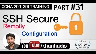 CCNA: SSH Secure Shell Practical in Urdu-Hindi Part 31