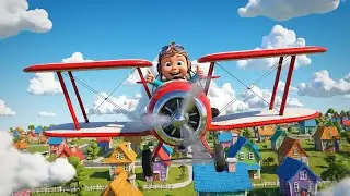 O Bebê Piloto da Toca Life Voou em um Balão | Canções Infantis e Rimas para Criançasl