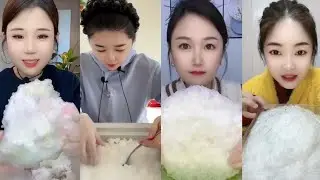 ONLY BITES | ASMR ICE EATING | FREEZER FROST ICE | CRUSHED ICE | SOFT ICE