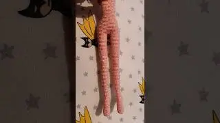 Amigurumi Realistic doll leg#amigurumi #crochet