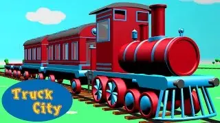 Train & locomotive: Manège, aire de jeux, toboggan | Truck City Camions et véhicules de construction