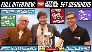 INTERVIEW with LEGO Star Wars Set Designers: How They Make New Sets, Handle Criticism, + MORE!
