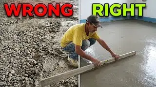 Preparing a Room Floor with Cement & Sand &ndash; Perfect Base for Ceramic Tile!