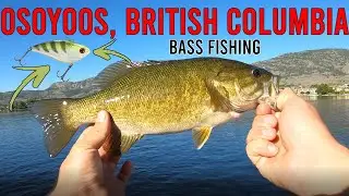 Bass fishing, Osoyoos Lake - She caught a MONSTER & we crossed the border #new #fishing #bassfishing