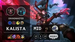 Kalista Mid vs Fizz - EUW Grandmaster Patch 10.13
