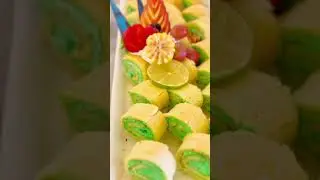Mexican Dessert and Fruit Art! #desserts #chocolatefountain #churros