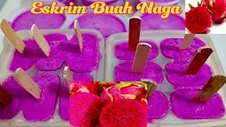 KESUKAAN ATTHALLAH‼️ESKRIM BUAH NAGA ENAK DAN SANGAT LEMBUT#icecream#buahnagamerah 