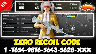 🔥Bgmi 4.2 Best Sensitivity Code 2025 ✅| Zero Recoil Sensitivity | Gyro & Non-Gyro Sensitivity 