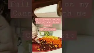Watch me cook healthy food calm music , calm cooking sounds ASMR