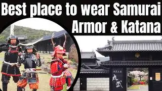 Samurai Hidden Gems🇯🇵 Marutake Museum in Kagoshima. Wearing Armor & Sword. Japan Travel Guide Kabuto
