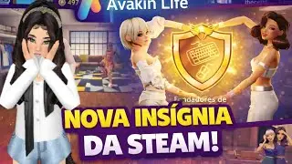 UMA NOVA INSIGNIA DA STEAM LIBERADA PRO JOGADORES!!! META DE 50K NA LISTA DE DESEJO