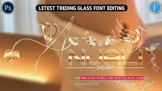 Glass Font | New Glass Font Dp Editing | Demanding Fb Latest Glass font  | Trending Glass Font