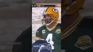 Brett Favre Underhand TD Pass vs Seattle!