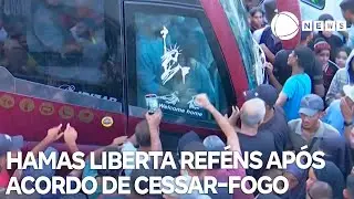 Após dois anos de guerra, Hamas liberta reféns