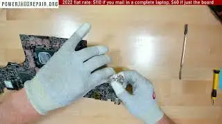 How to fix repair a broken power jack on MSI GS66 Stealth 10FS laptop charge port power jack