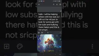 supporting others channels with low sub( part 2)