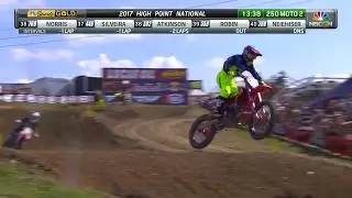 High Point 250 Moto 2: Jeremy and Alex Martin Battle
