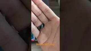 Bitcoin payments with my new NFC ring!
