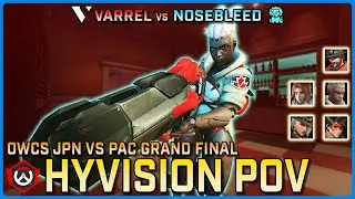 [ Hyvision ] BEST Hitscan in PAC | Varrel vs Nosebleed | OWCS JPN vs PAC Grand Finals