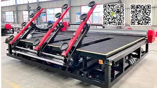 Monolithic Glass Cutting Machine With Label Printing with OPTIMA-Edit Way WA/Wechat:+86-18396806919